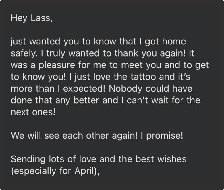 A happy review on tattoo art